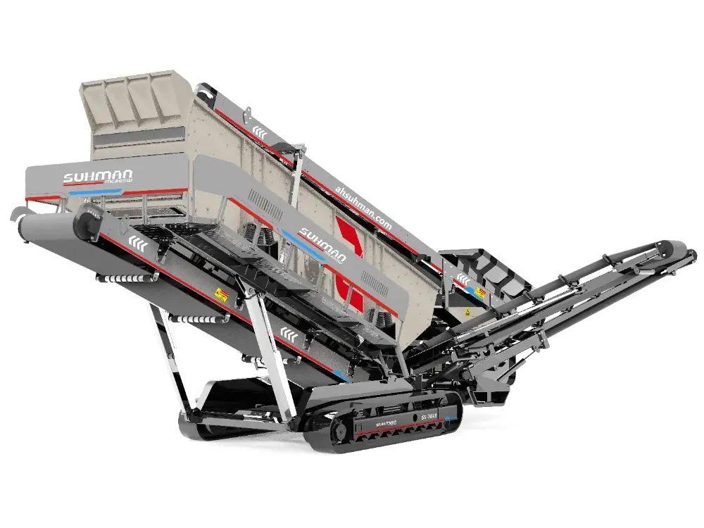 SS-7018 Mobile Inclined Vibrating Screening Plant