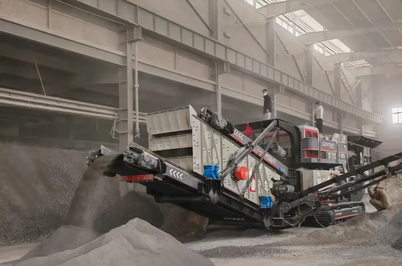 180 TPH All-in-One Mobile Impact Crusher in China