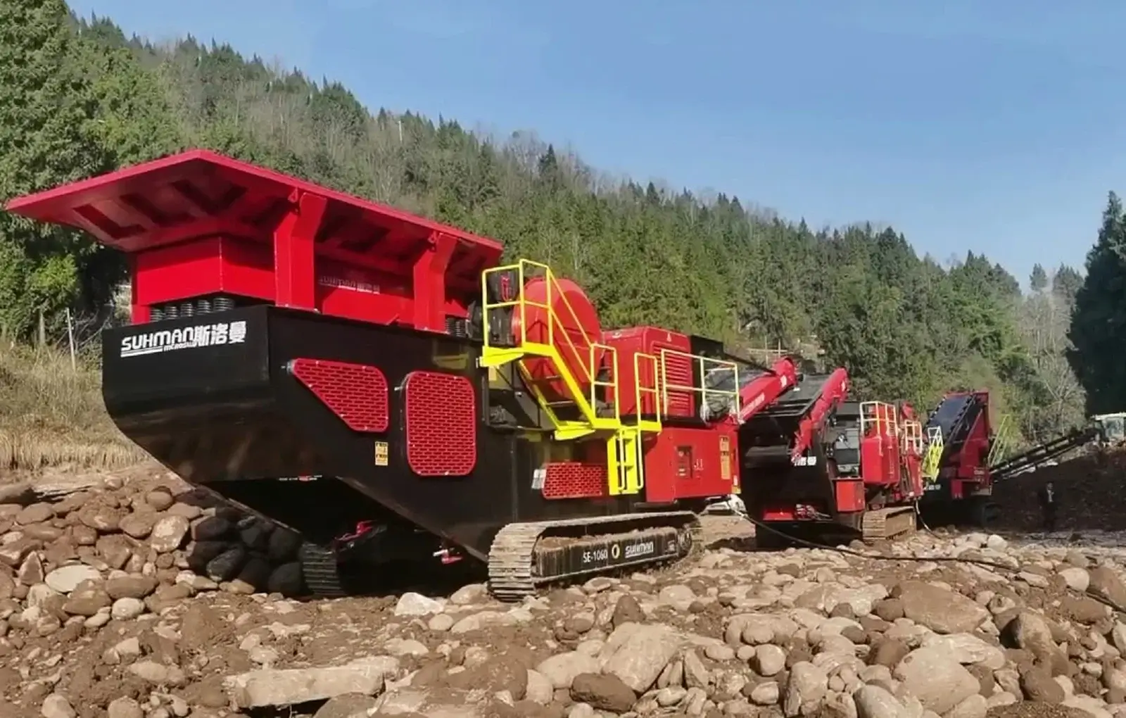 200TPH River Pebble Crushing Plant in Indonesia