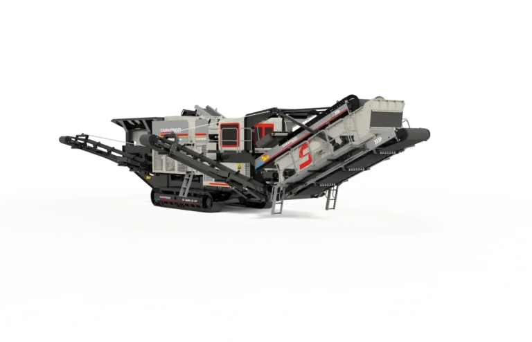 Heavy mobile crushing and screening equipment