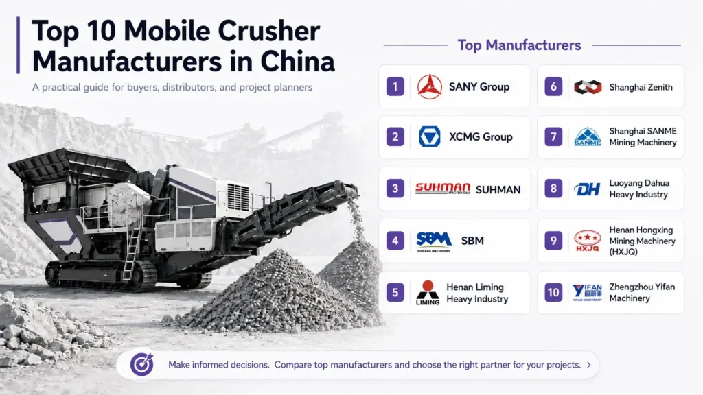 top china mobile crusher manufacturer