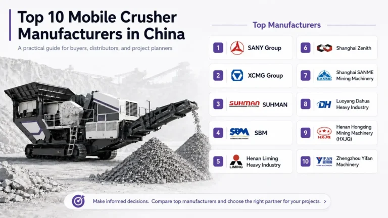 top china mobile crusher manufacturer