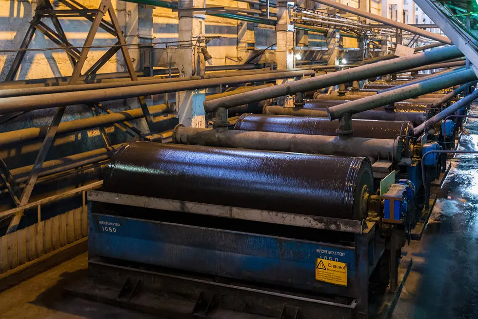 Équipement de flottation de l'usine de traitement du minerai de fer de Poltava